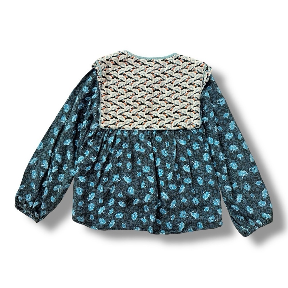 Zara | Multi-Colored Quilted Blouse (8) - Picture 2 of 4